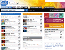Tablet Screenshot of karaoke-version.com
